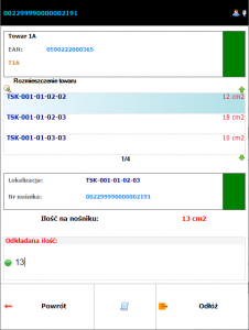 ekran - system wms Feniks ekran - system wms Feniks