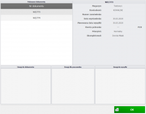 system wms feniks - pakowane dokumenty system wms feniks - pakowane dokumenty